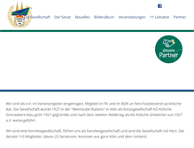 Tablet Screenshot of koelsche-grielaecher.de